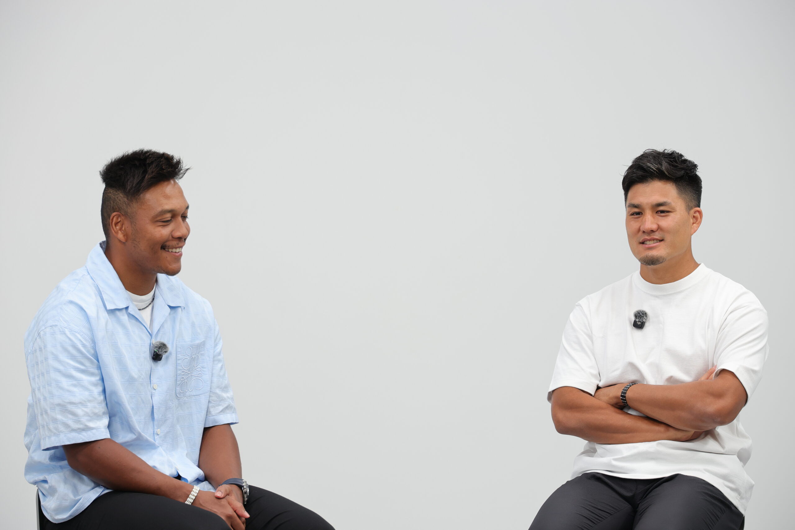 松島幸太朗選手　✕　田村熙選手